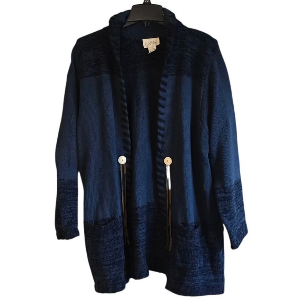 cedar canyon southwestern long cardigan size large